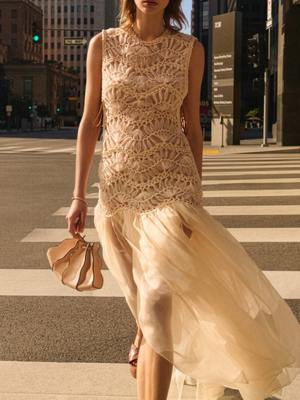 Zimmermann Illuminate Macrame Maxi Dress Cream Zimmermann 0 US 4